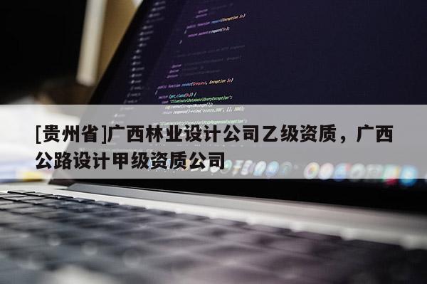 [貴州省]廣西林業(yè)設(shè)計公司乙級資質(zhì)，廣西公路設(shè)計甲級資質(zhì)公司